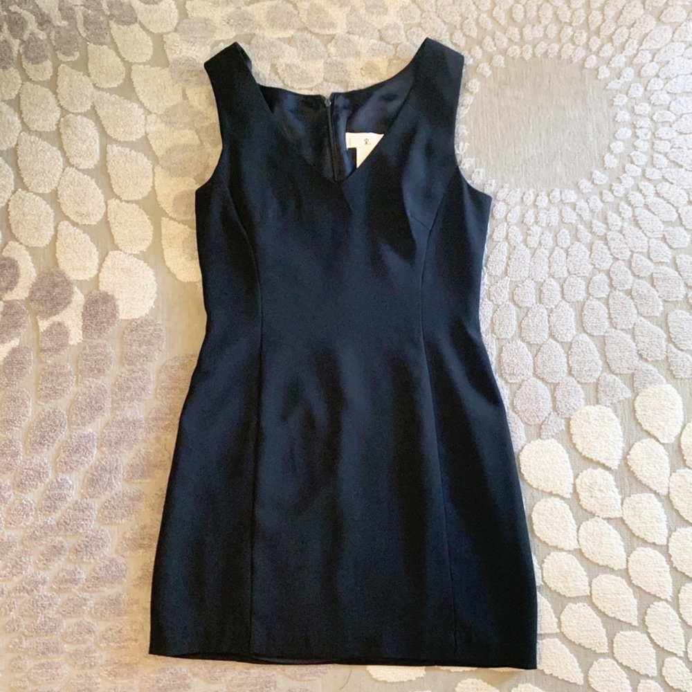 Rampage Women’s Black V-Neck Mini Dress (Size S-M)